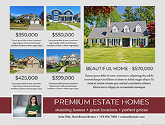 Multiple Property Real Estate Flyer