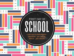 First Day of School Slideshow Template 