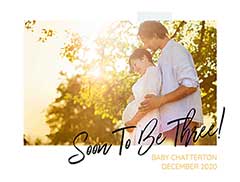 Digital Pregnancy Announcement 